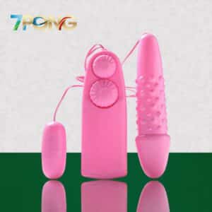 Trứng Rung Tình Yêu 2 Đầu Nhựa - 1 Đầu Gai Lớn _ 7PONG MSP03 _ Cửa Hàng Đồ Chơi Tình Yêu