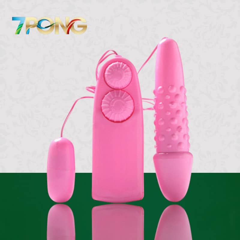Trứng Rung Tình Yêu 2 Đầu Nhựa - 1 Đầu Gai Lớn _ 7PONG MSP03 _ Cửa Hàng Đồ Chơi Tình Yêu